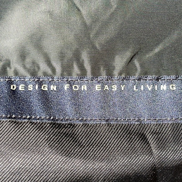 MAXMARA Size 4 Navy Blue Faux Shearling Peacoat with Dark Brown Buttons - Picture 6 of 8